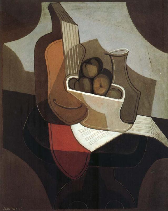 Juan Gris the red blanket  on the table oil painting image